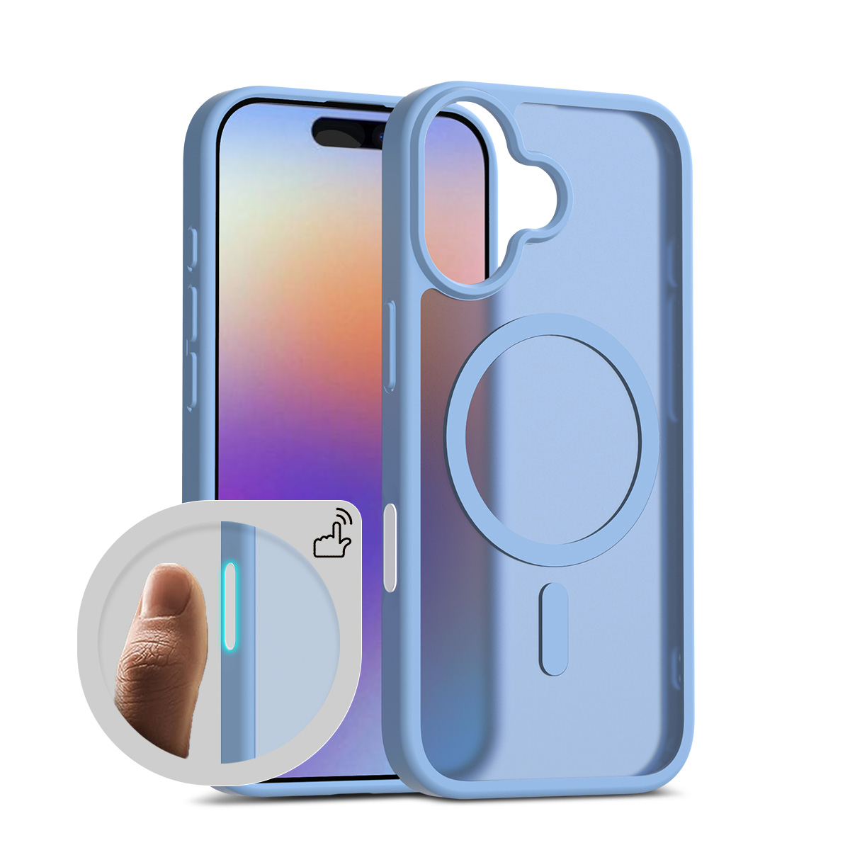 Magnetic Matte Case for iPhone 17 Pro Max - Side View